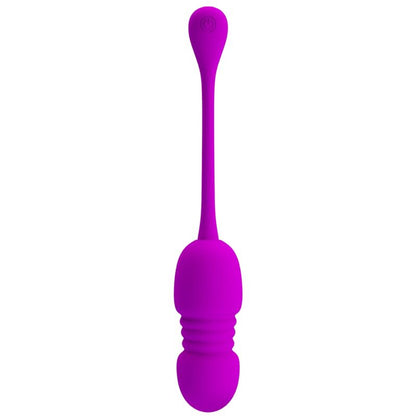 Close-up do Ovo Vibratório PRETTY LOVE Callie Roxo com 12 funções
