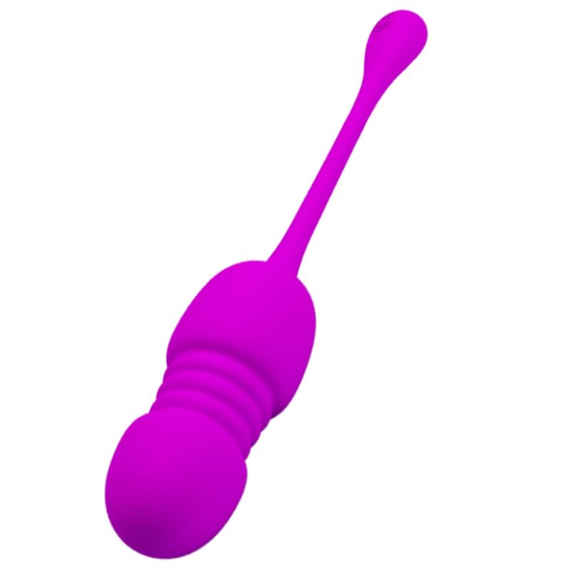 Close-up do Ovo Vibratório PRETTY LOVE Callie Roxo com 12 funções