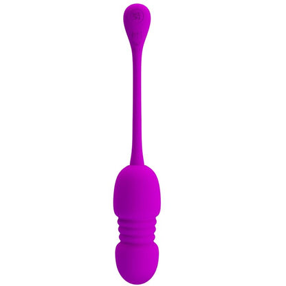 Close-up do Ovo Vibratório PRETTY LOVE Callie Roxo com 12 funções