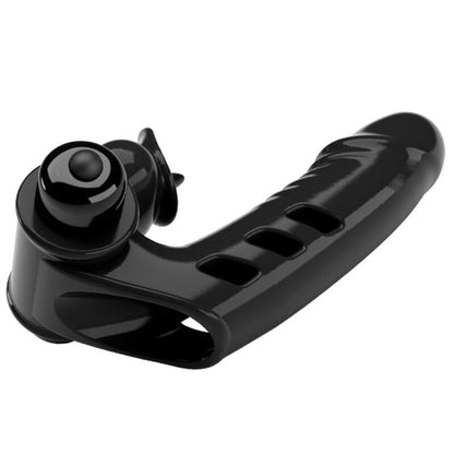 Capa de Dedo Vibrador PRETTY LOVE Corbin Preto com 10 funções.