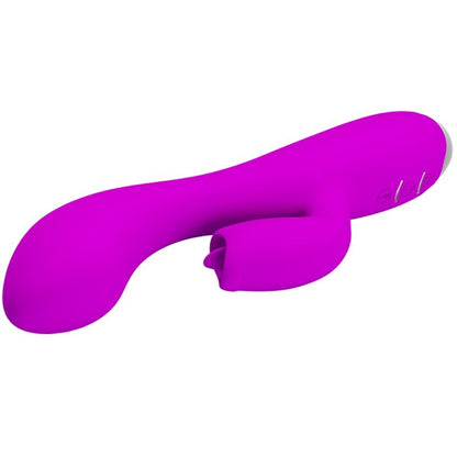 Vibrador de coelho PRETTY LOVE Gloria roxo recarregável com estimulação dupla do ponto G e clitóris.