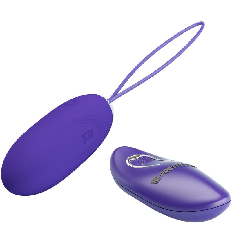 Ovo vibratório PRETTY LOVE Jenny Youth violeta com controle remoto para prazer discreto