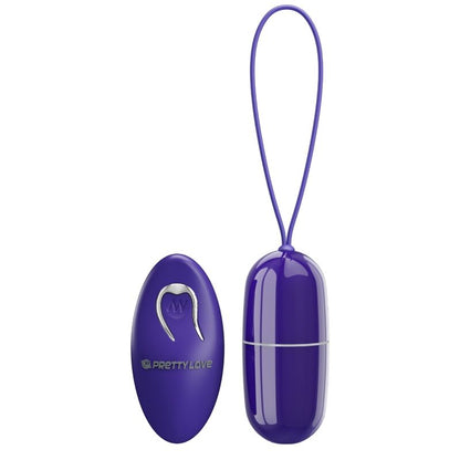 PRETTY LOVE Ovo Vibratório Arvin com Controlo Remoto Violeta para prazer discreto.