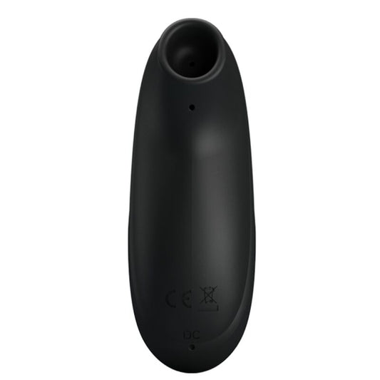 PRETTY LOVE Massageador de Sucção Recarregável de Luxo Preto com design ergonómico