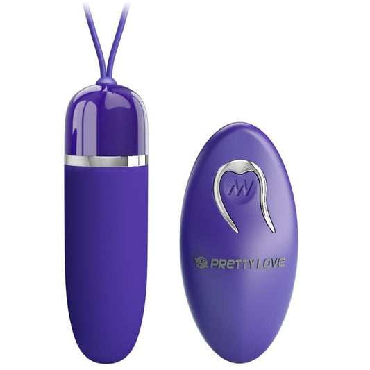 Close-up of the PRETTY LOVE Bala Vibrante Darlene Youth Violet Mini, showing its compact size and smooth silicone texture.