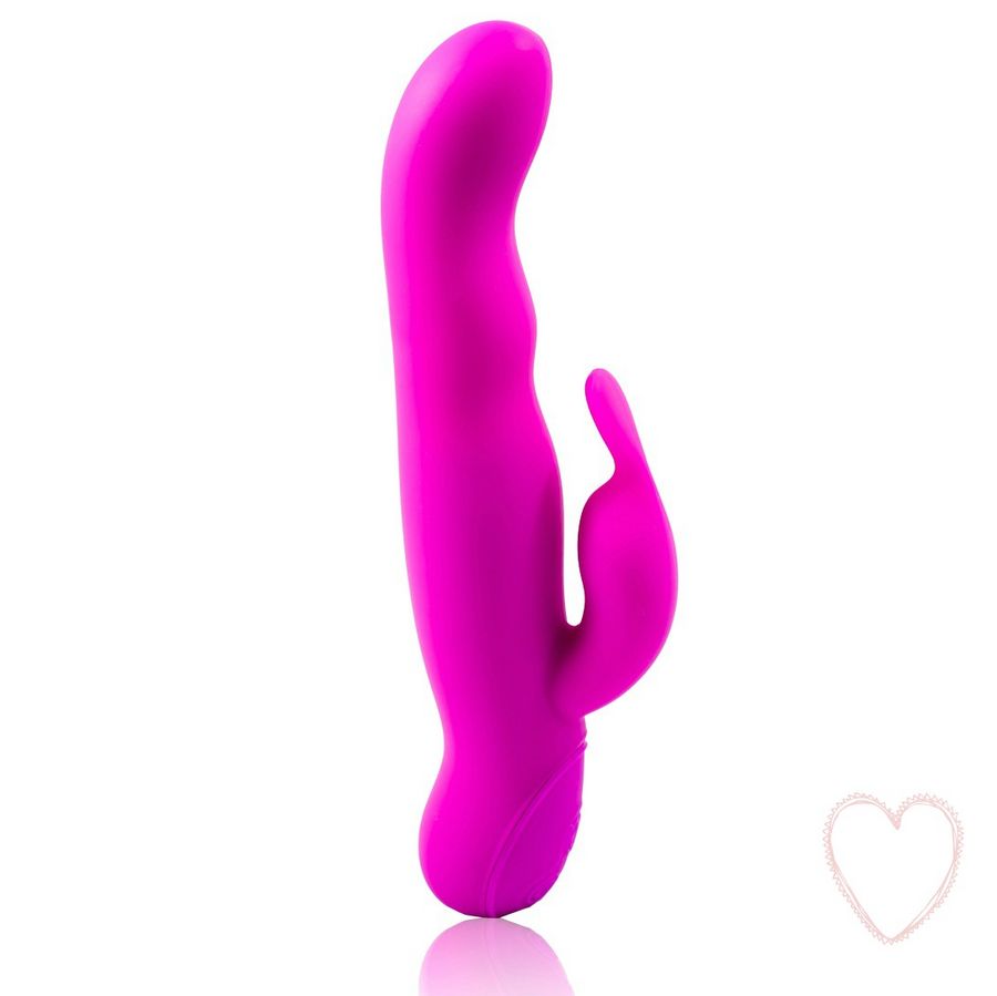 PRETTY LOVE Vibrador Rotador Hale Lilac de silicone, com textura suave e cor lilás vibrante.
