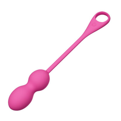 PRETTY LOVE Bolas Vibratórias Recarregáveis Elvira Rosa com App para exercícios de Kegel e prazer.