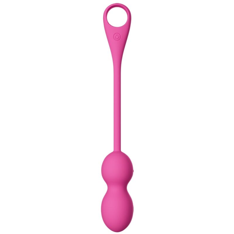 PRETTY LOVE Bolas Vibratórias Recarregáveis Elvira Rosa com App para exercícios de Kegel e prazer.