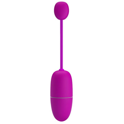 Close-up do Ovo Vibrante Ninfa Roxo PRETTY LOVE com controlo por App