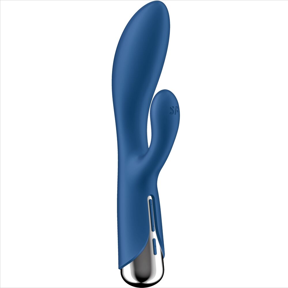 Vibrador Coelho Giratório Satisfyer Spinning Rabbit 1 Vermelho com estimulação clitoriana e ponto G