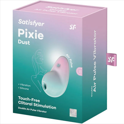 Satisfyer Estimulador Clitoriano Pixie Dust Lilac Air Pulse para prazer sem contacto e clímax intensos.