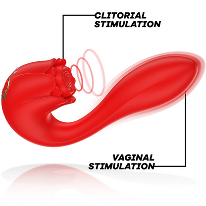 MIA - ESTIMULADOR VIBRANTE SELENA + TOQUES ROJOS