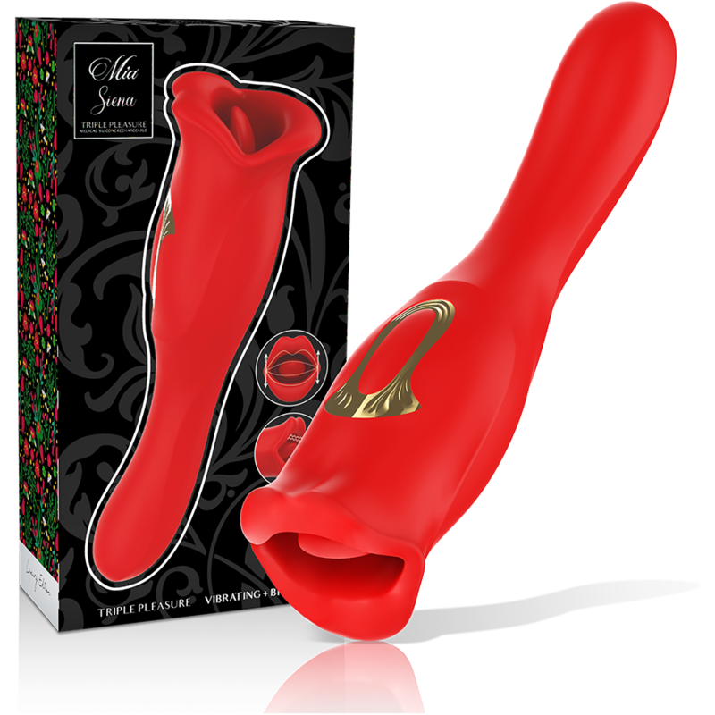 MIA - SIENA TRIPLE PLACER VIBRACIÓN + MORDISCOS