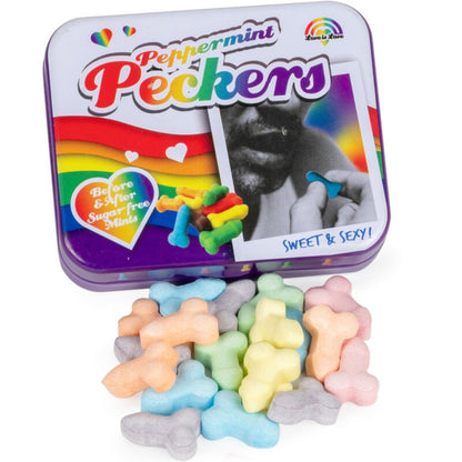 SPENCER &amp; FLEETWOOD - CARAMELOS PECKERS DE MENTA ARCOÍRIS