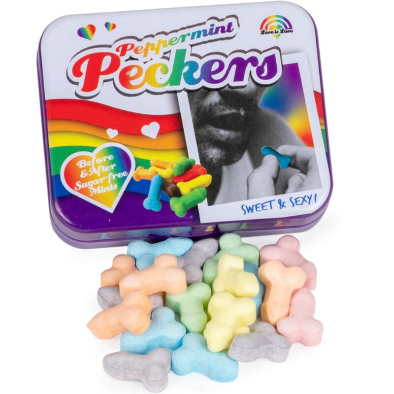 SPENCER &amp; FLEETWOOD - CARAMELOS PECKERS DE MENTA ARCOÍRIS