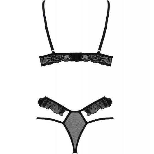 PASIÓN - CONJUNTO DOLLY DE DOS PIEZAS NEGRO S/M
