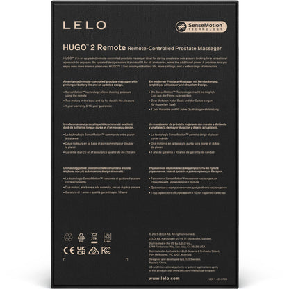 Hugo 2 Masajeador de Próstata Vibratorio con Control Remoto