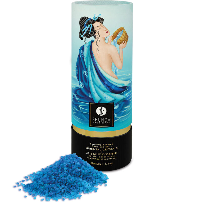 Shunga Sais de Banho Tentações do Oceano 500g para relaxamento sensual