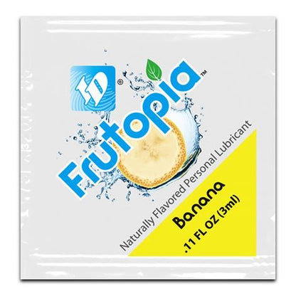 ID Lubrificante Íntimo Frutopia Sabores Naturais Folha 4 ML, ideal para prazer seguro e saboroso.