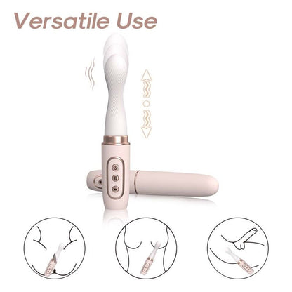 ROTADOR VIBRADOR Y MÁQUINA TELESCÓPICA AUTOMÁTICA AMARILLO
