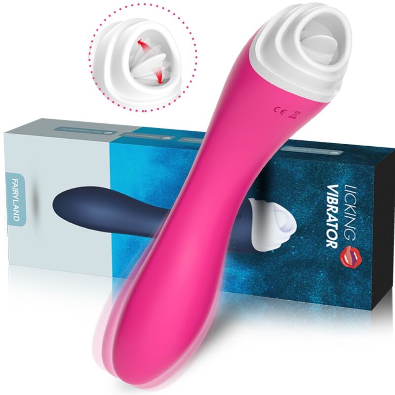 Detalhe do Vibrador Clitoriano ARMONY Fairyland Fúcsia com Sucção e Vibração.