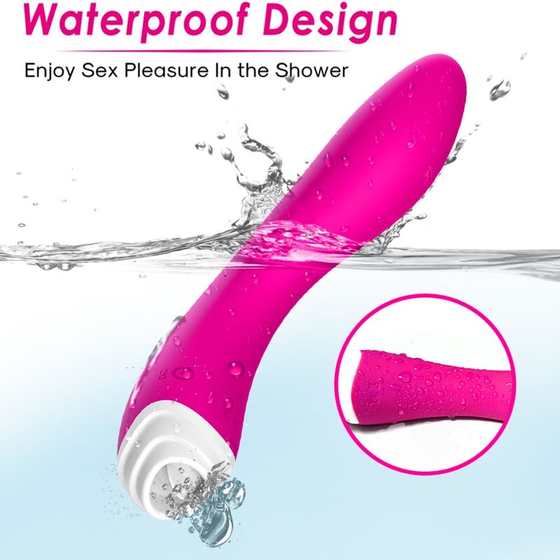 Detalhe do Vibrador Clitoriano ARMONY Fairyland Fúcsia com Sucção e Vibração.