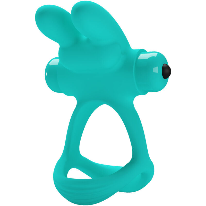 PRETTY LOVE Anel Vibrador Dante Coelho Verde com estimulador clitoriano