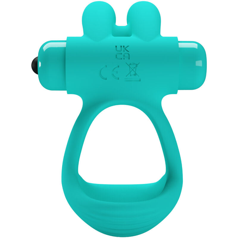 PRETTY LOVE Anel Vibrador Dante Coelho Verde com estimulador clitoriano