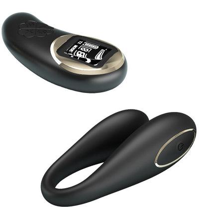 Imagem do Vibrador PRETTY LOVE Nathan com Controle Remoto, mostrando seu design ergonómico e material de silicone.