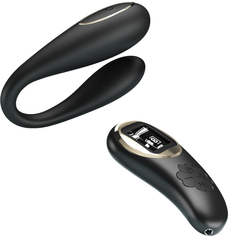 Imagem do Vibrador PRETTY LOVE Nathan com Controle Remoto, mostrando seu design ergonómico e material de silicone.