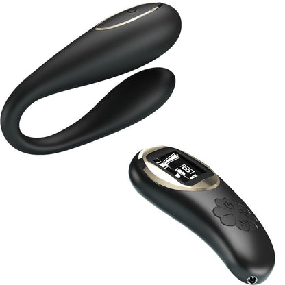 Imagem do Vibrador PRETTY LOVE Nathan com Controle Remoto, mostrando seu design ergonómico e material de silicone.