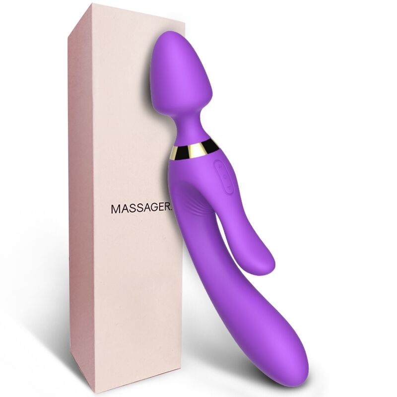 ARMONY Vibrador Coelhinho Roxo com silicone médico e recarregável USB.