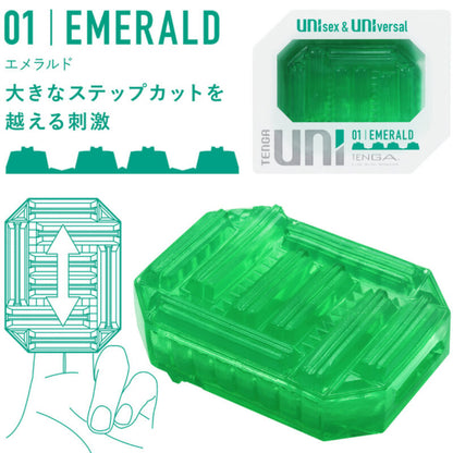 DEDAL MASTURBADOR UNI ESMERALDA