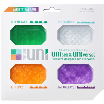 TENGA - MASTURBADOR DEDAL UNI VARIETY PAQUETE DE 4
