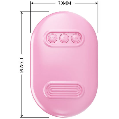 Close-up of the PRETTY LOVE Kit Eletroestimulação Pinças Mamilo Vibração Rosa showing its features.