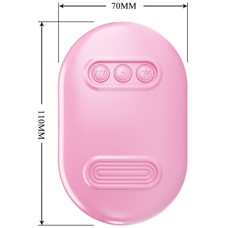 Close-up of the PRETTY LOVE Kit Eletroestimulação Pinças Mamilo Vibração Rosa showing its features.