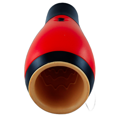 Detalhe do BAILE Masturbador Masculino Amante de Sexo Oral com 30V e Adaptador, mostrando o design ergonómico e a textura do silicone.