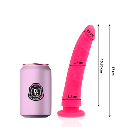 DELTA CLUB - DILDO DOCTOR DE SILICONA ROSA 17 CM -O- 3 CM