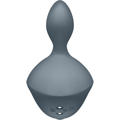 Satisfyer Absolute Beginners 4 Plug Anal Vibrador em silicone preto para iniciantes