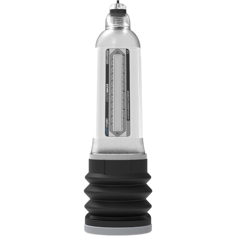 Bomba de Aumento Peniano Bathmate HydroMax 9 Transparente para desenvolvimento masculino.