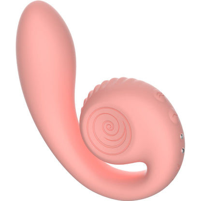 VIBRADOR DE CARACOL - ESTIMULADOR DOBLE ROSA