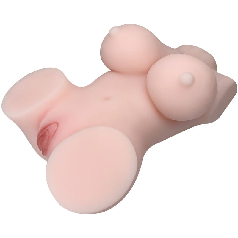 Close-up of the ARMONY Torso Feminino Realista Modelo 9, showing its realistic texture and details.