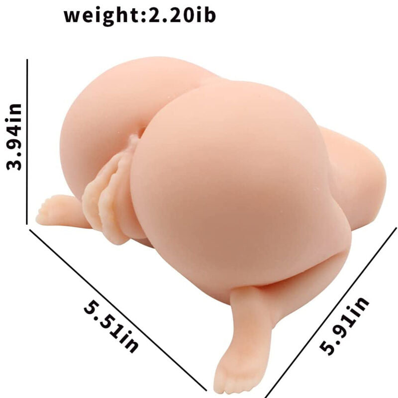 Masturbador Masculino Vibratório ARMONY Realista com Ânus e Vagina