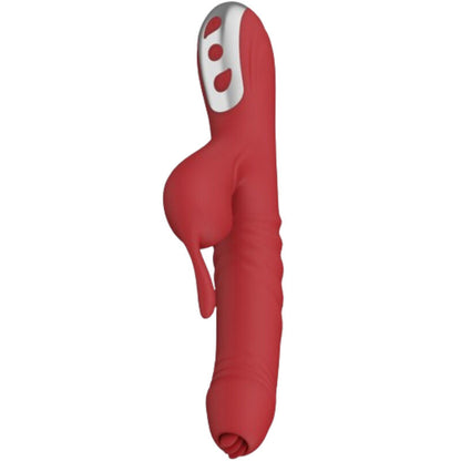 Armony Vibrador com Sucção e Língua Estimulante Burgundy, destacando o design elegante e as funcionalidades.
