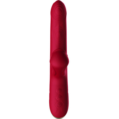 Vibrador ARMONY Bump Borgonha com função de sucção e design ergonómico
