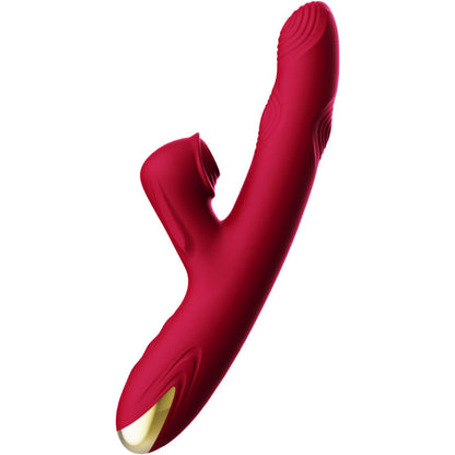 Vibrador ARMONY Bump Borgonha com função de sucção e design ergonómico