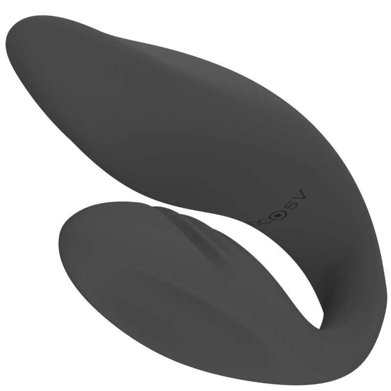 Vibrador para casais Armony Martha preto com controlo remoto
