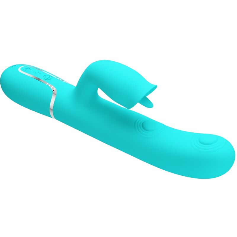 Pretty Love Vibrador de Coelho com Estimulador Clitoriano Aqua Verde