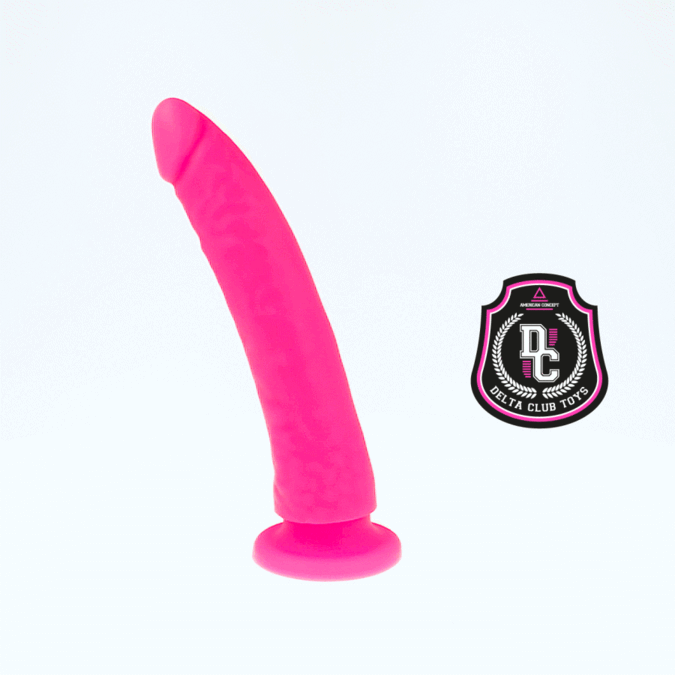 DELTA CLUB - DILDO DOCTOR DE SILICONA ROSA 17 CM -O- 3 CM