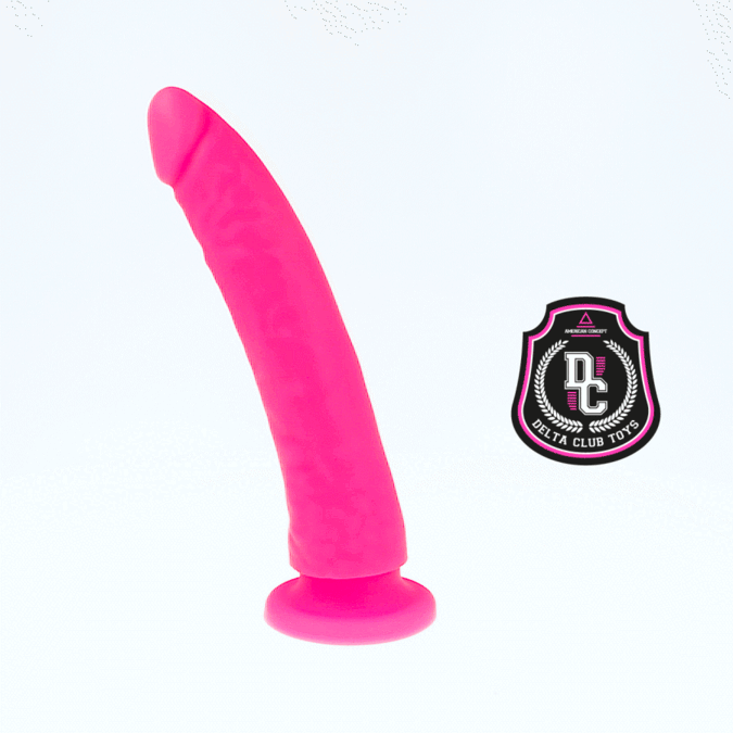 DELTA CLUB - JUGUETES DILDO DOCTOR SILICONA ROSA 20 CM - O- 4 CM